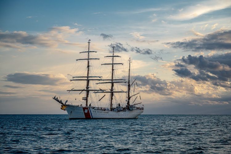 Views of a boat on a sunset cruise in Key West Florida